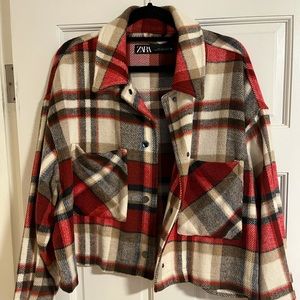 Cropped Shirt Jacket